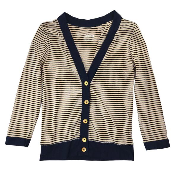 J.Crew Sweaters - J.Crew | Striped, Perfect Fit Cardigan Sweater | Size XXS